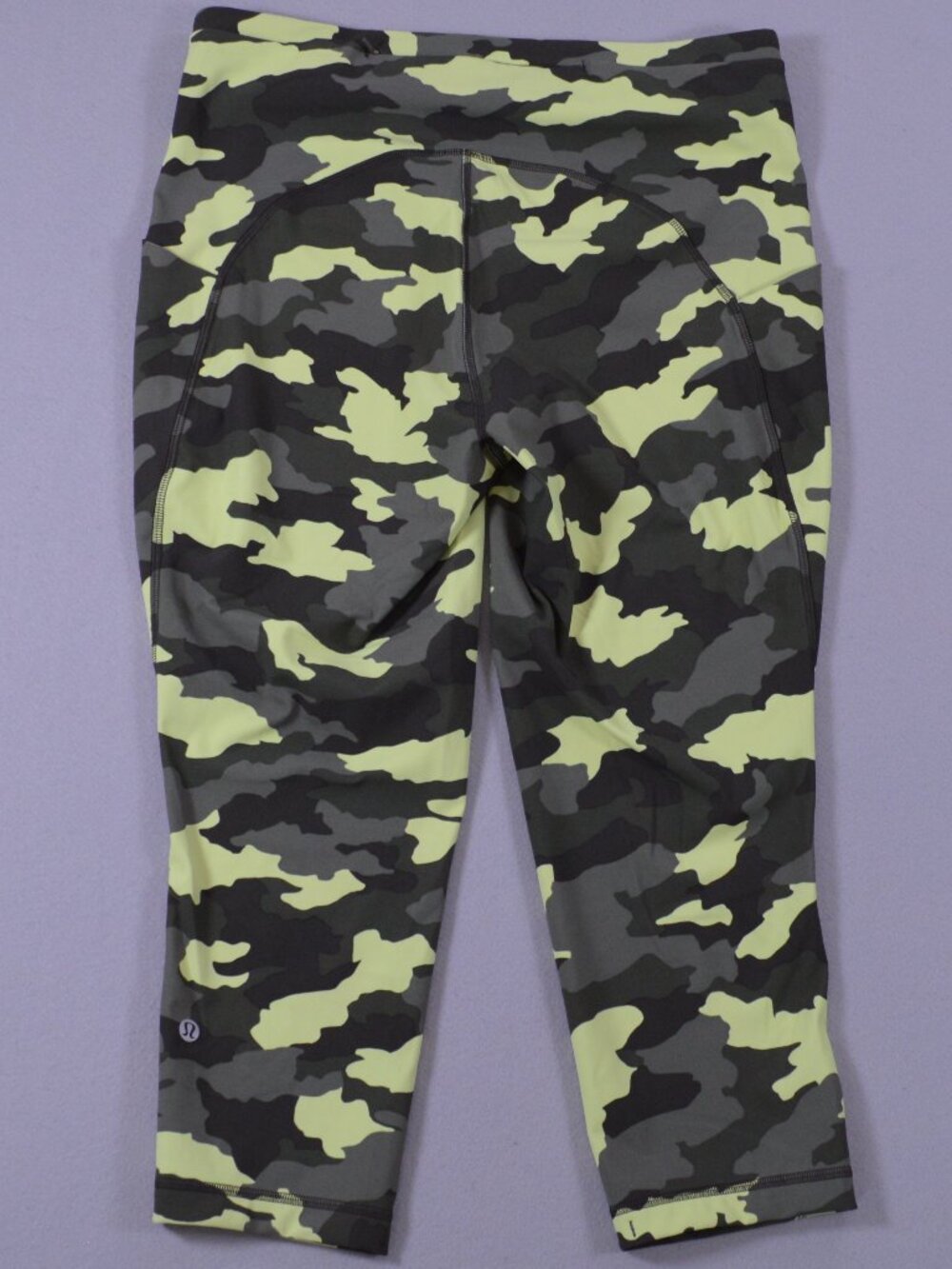 Lululemon Swift Speed High Rise Crop 21 Camo Leggings Size 10 Luxtreme - Picture 2 of 15